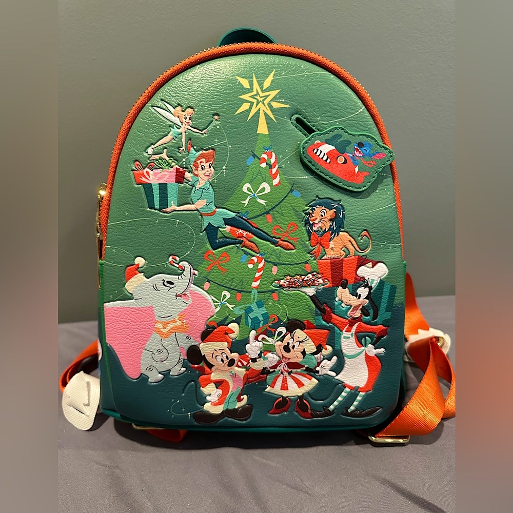 NWT Christmas Loungefly Mini Backpack